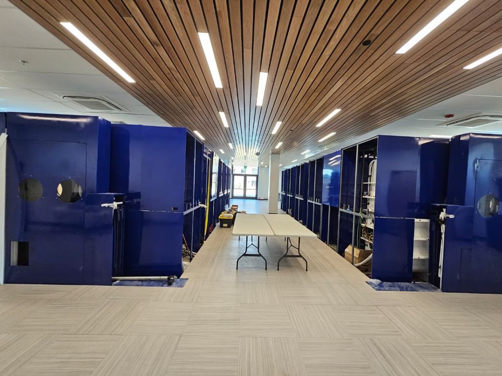 The Rockledge Hyperbaric & Wound Care Center facility showing the multiplace hyperbaric chamber suites